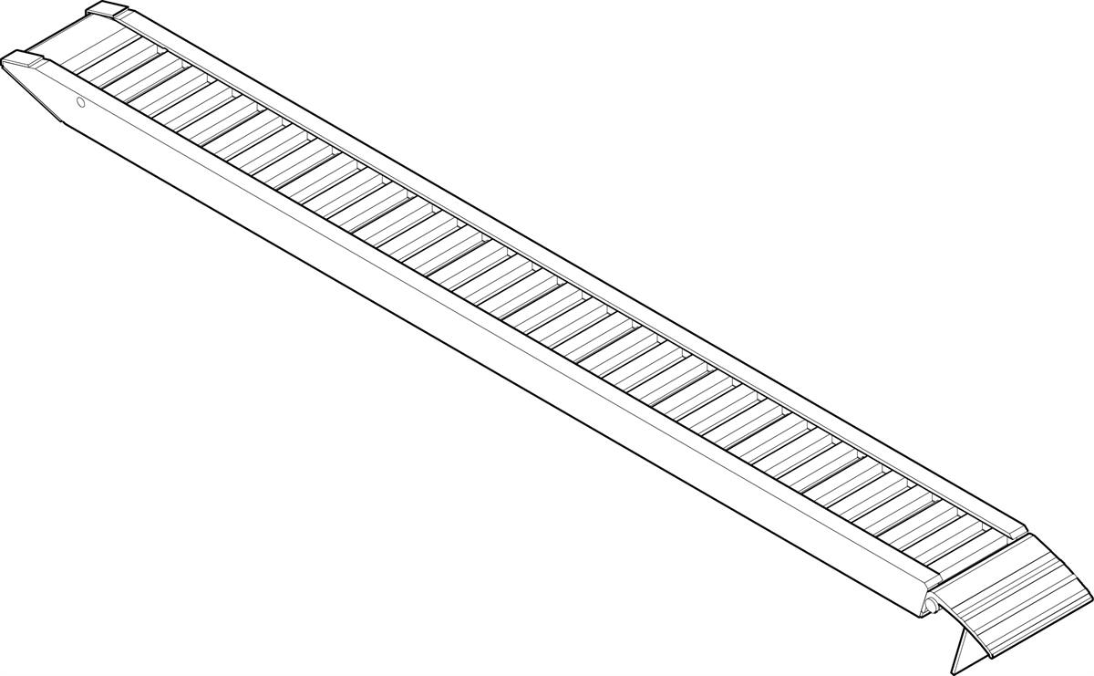 Aluminijasta rampa